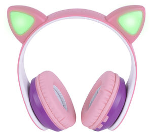 Singing Machine SMK302PP Kids Bluetooth Headphones Pink