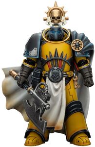 JOYTOY - Warhammer 40K: The Horus Heresy - Imperial Fists: Librarian Consul with Force Axe & Bolt Pistol 1/ 18 Action Figure 