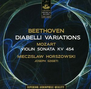 33 Variations on a Waltz By Diabelli , Joseph Szigeti