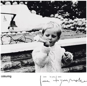 Love To You Mate - Black & White Splatter , Colouring