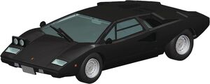 LAMBORGHINI COUNTACH LP400 BLACK 1/ 32 MODEL KIT