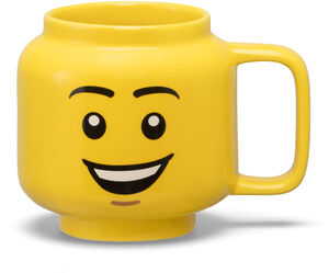 LEGO Ceramic Mug Small Happy Boy, 9 Oz (Boxed) 