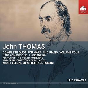 Thomas: Complete Duos for Harp & Piano, Vol. 4 , Praxedis Genevieve Hug