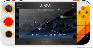 My Arcade - DGUNL-7065 Atari Gamestation Go Portable Handheld Gaming System Rechargeable 