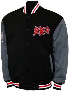 Slayer - Logo - Varsity Fleece Jacket - Large Black M2451SLRA3 