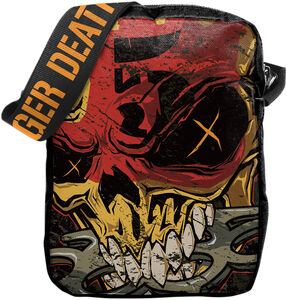 Rocksax - Five Finger Death Punch - The Way of the Fist - Crossbody Bag with Stash Pockets (Multicolored)