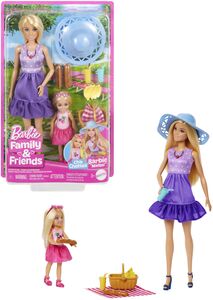 Mattel - Barbie Family & Friends Dolls & Accessories, Picnic-Themed Playset 