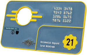 Fallout: New Vegas - Limited Edition Replica - Vault 21 Security Keycard