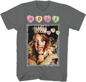 Hole - Live Through This T-Shirt - XL Charcoal TS0100HLEA4 