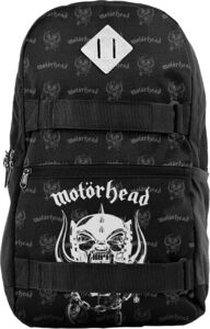 Rocksax - Motorhead - England Logo - Skate Bag with Deck Straps & Laptop Sleeve (Black)