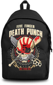 Rocksax - Five Finger Death Punch - Got Your Six - Daypack with Laptop Pocket (Black)
