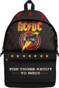 Rocksax - AC/ DC - For Those About to Rock - Daypack with Laptop Pocket (Black)