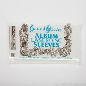 Bags Unlimited SLPS3 - 12 Inch LP Jacket Sleeve - Snug Fit - 3 mil - 100 Count 
