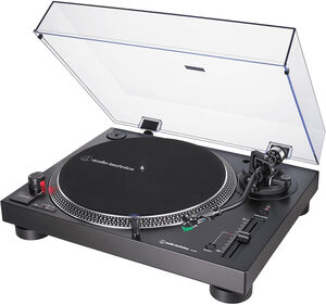 Audio Technica AT-LP120XUSB-BK USB Turntable -Direct Drive - Fully Manual - USB  (Black) 