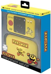 My Arcade - DGUNL-7143 Pac-Man Pocket Player Pro Portable Handheld Gaming System With Travel Case 