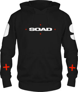 System of a Down - SOAD Oversized Logo - Pullover Hoodie - Large Black HD23SOAD06A3 