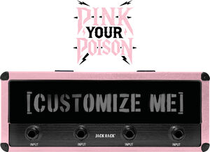 Pluginz - Customize Me - Magnetic Jack Rack - Pink Your Poison