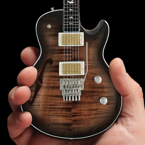 Neal Schon Licensed Charcoal Burst 10 Inch Miniature Guitar Replica Collectible