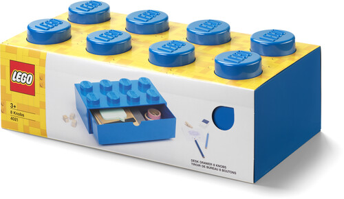 LEGO DESK DRAWER 8 BLUE