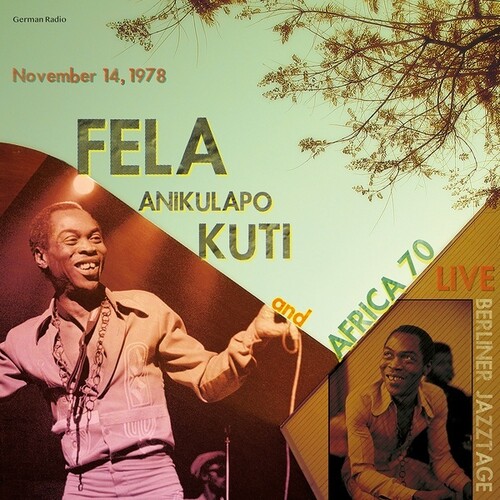 Fela Anikulapo Kuti / Africa 70 - Live at Berliner Jazztage November 14 vinyl record cover