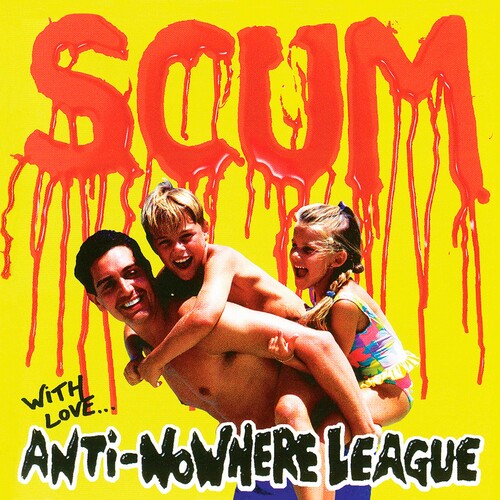Anti-Nowhere League - Scum - Red vinyl record cover