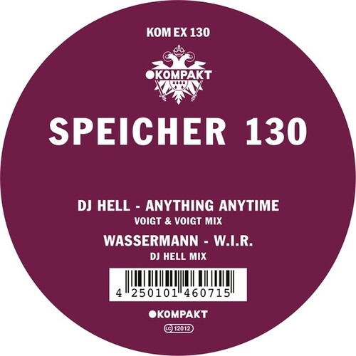Dj Hell / Wassermann - Speicher 130 (Ep)