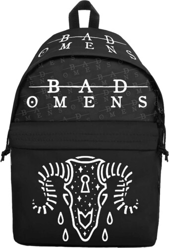 ROCKSAX BAD OMENS RAMSKULL DAYPACK / RUCKSACK BLK