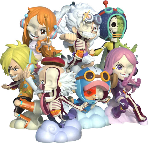 Figurina Mighty Jaxx XXRAY One Piece Egghead Arc Parte 1 - Blind Box Collezionabile, Stile Disecato Jason Freeny, Confezione Singola - 2