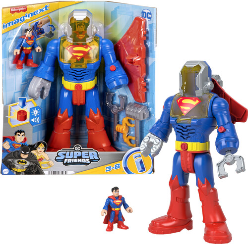 Fisher Price - Imaginext DC Super Friends: Superman Insider & Exo Suit