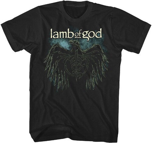 Lamb of God - Crow Logo T-Shirt - Large Black TS4411LAMA3