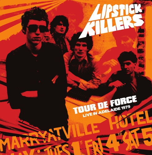 Lipstick Killers - Tour De Force Live In Adelaide 1979 - Orange vinyl record cover