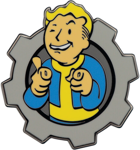 FALLOUT LIMITED EDITION CHARISMA BOY PIN BADGE
