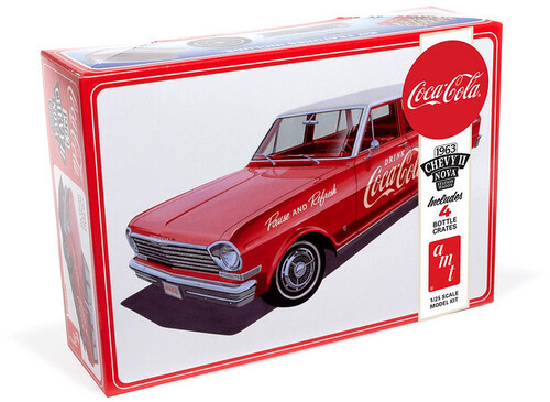 1963 Chevy II Nova Wagon w/Crates Coke AMT Model Kit