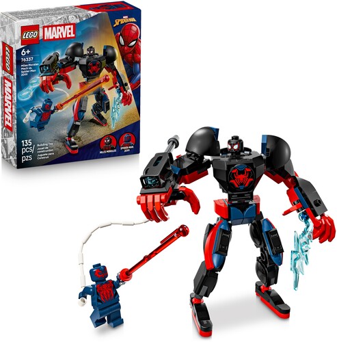 SUPER HEROES MILES MORALES MECH VS SPIDER MAN 2099