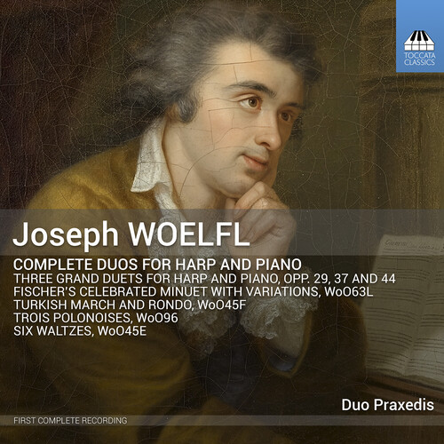 Duo Praxedis - Joseph Woelfl: Complete Duos For Harp & Piano vinyl record cover