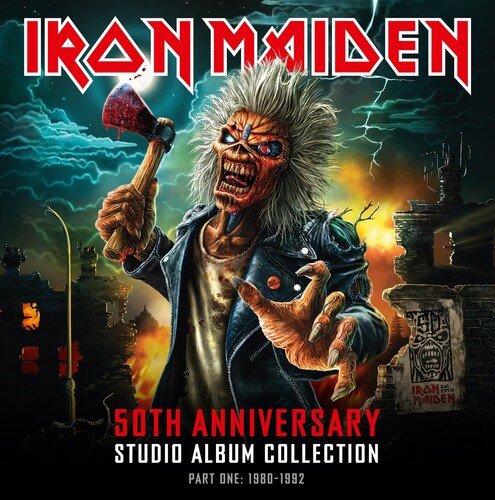 Iron Maiden - 50th Anniversary Studio Album Collection, Part One: 1980-1992 vinyl record cover