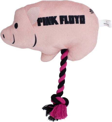 PERRI'S PINK FLOYD PLUSH PIG ROPE DOG TOY