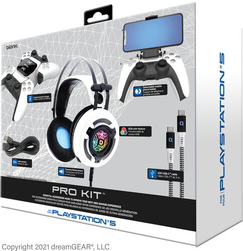 BIONIK PS5 PRO KIT 5 ESSENTIAL ACC WHITE