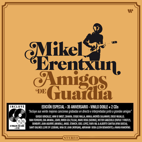 Mikel Erentxun - Amigos De Guardia (W/Cd) (Gtrp) (Pcrd) (Auto)