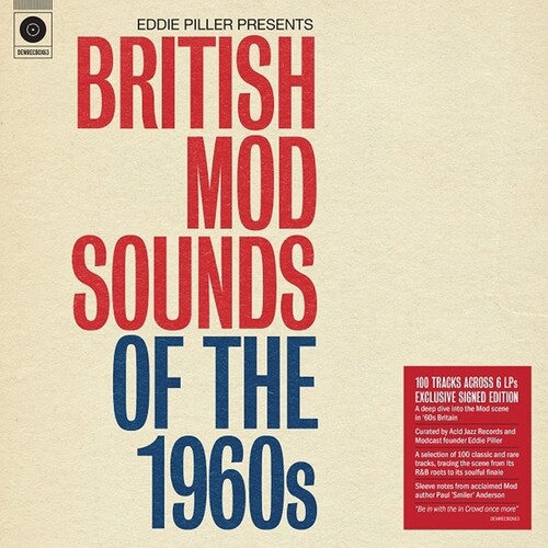 Eddie Piller Presents British Mod Sounds Of The 1960S /  Various [Limited Signed, 140-Gram Black Vinyl Boxset] [Import]