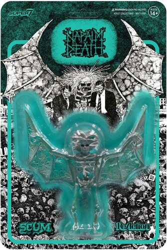 Napalm Death Wave 1 - Scum Demon (Aquamarine) - Napalm Death Wave 1 - Scum Demon (Aquamarine) vinyl record cover