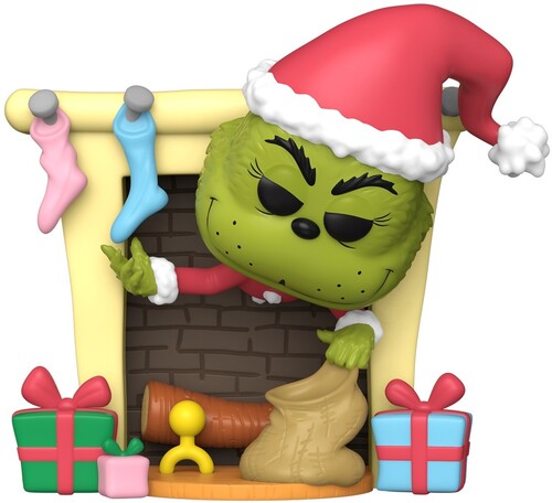 FUNKO POP! Deluxe: How the Grinch Stole Christmas - Grinch with Bag  Funko  Gifts