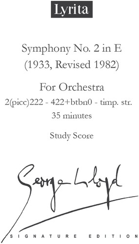 Symphony No. 2 - Study Score