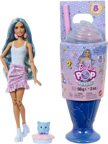 BARBIE POP REVEAL TREATS SERIES BLUE DOLL