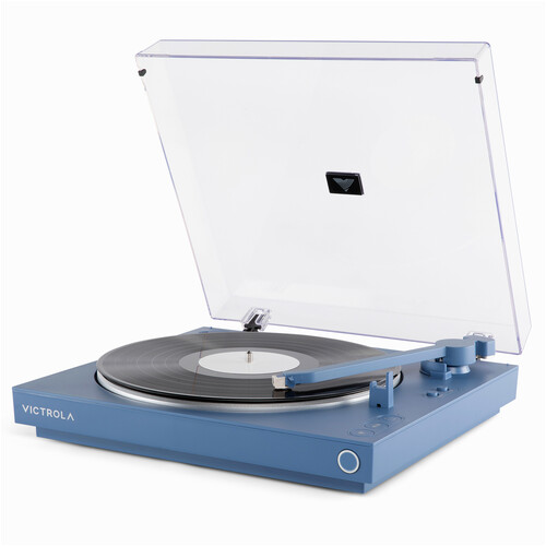 VICTROLA VPT800BLU AUTOMATIC BT TURNTABLE BLUE