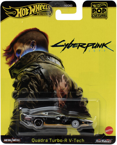 HOT WHEELS PREMIUM CYBERPUNK QUADRA V TECH TURBO R