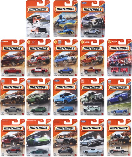 Mattel - Matchbox 1:64 Basic Car Collection 24-Piece D Assortment
