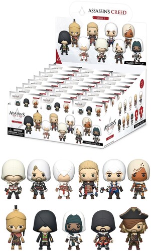 ASSASSIN'S CREED 3D FOAM BAG CLIP 24PC BLIND BAG P