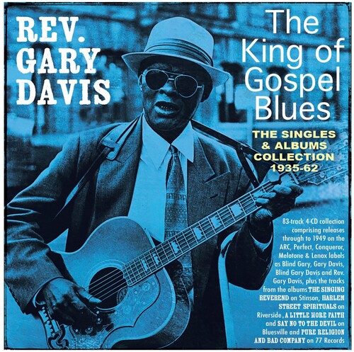 Gary Rev. Davis - King of Gospel Blues: the Singles & Albums Collection 1935-62 vinyl record cover