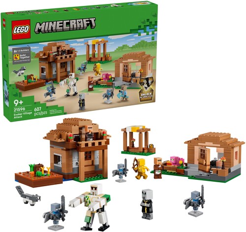 MINECRAFT EVOKER VILLAGE ATTACK